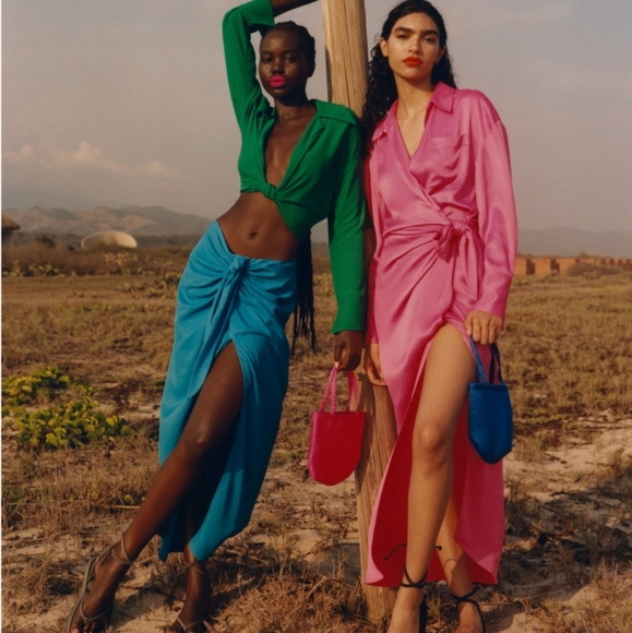 ZARA DRESS Pink - Picture 1 of 2